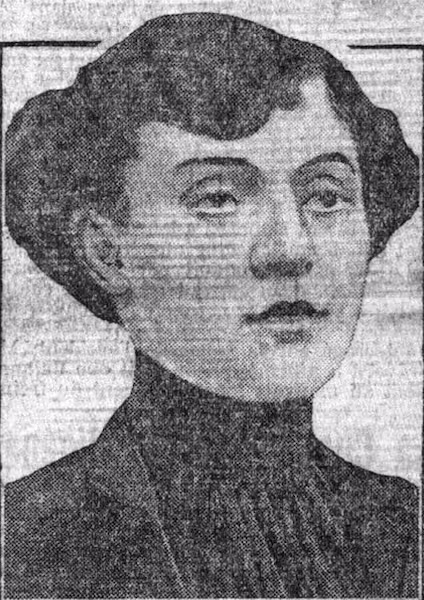 Mme Cadiou
8 février 1914 Photographie de presse, Le Petit Parisien (février 1914) : portrait de Mme veuve Cadiou
