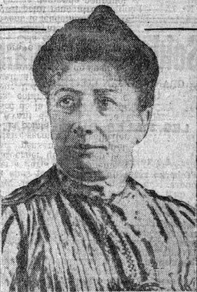 Mme Camille
8 février 1914 Photographie de presse, Le Petit Parisien (février 1914) : portrait de la somnambule Camille Hoffmann