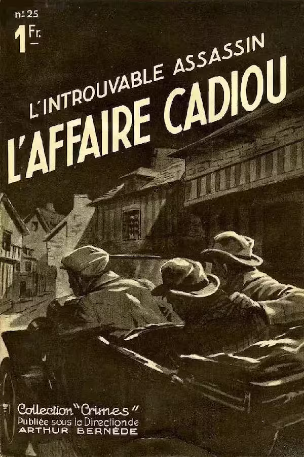 Couverture de la revue Collection Crimes : L'introuvable assassin, l'affaire Cadiou, éditions Tallandier
