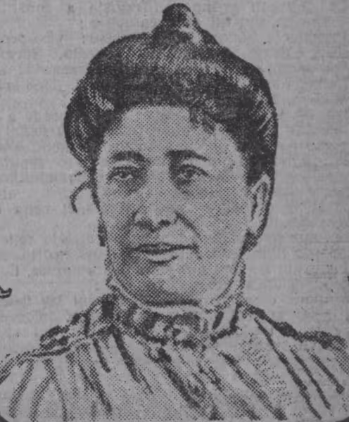 La somnambule, Mme Camille
8 février 1914 Photographie de presse, Le Journal (février 1914) : portrait de la somnambule Camille Hoffmann