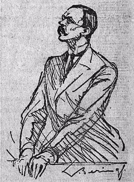 L'ingénieur Pierre
29 octobre 1919 Dessin de presse, Le Matin (octobre 1919) : L'ingénieur Louis Pierre