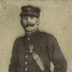 Portrait de M. Boulier, facteur receveur à Blincourt, témoin dans l'Affaire Cadiou