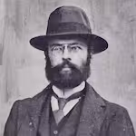 Portrait de Louis Pierre à sa sortie de prison en mai 1914, suspect principal dans l'Affaire Cadiou